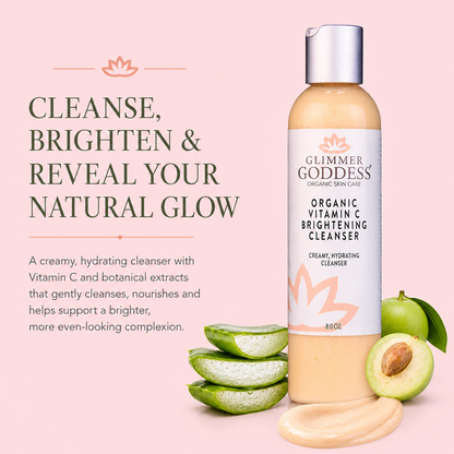 Organic Vitamin C Brightening Cleanser – Gentle Face Wash - Trending Wellness Store