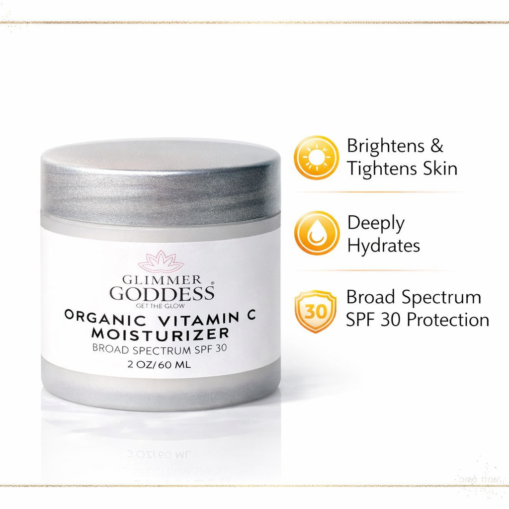 Organic Vitamin C Daily Moisturizer SPF 30 – Brightening Formula - Trending Wellness Store