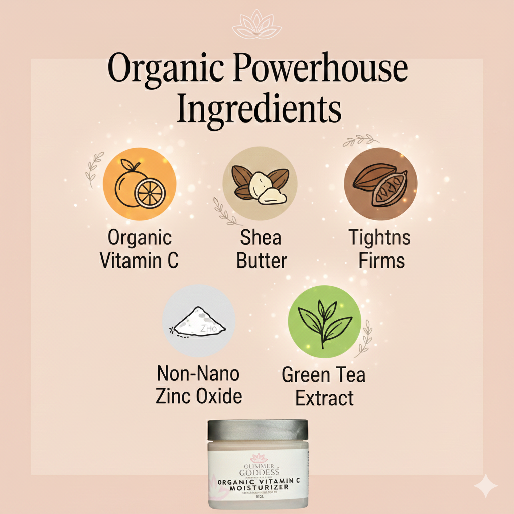 Organic Vitamin C Daily Moisturizer SPF 30 – Brightening Formula - Trending Wellness Store