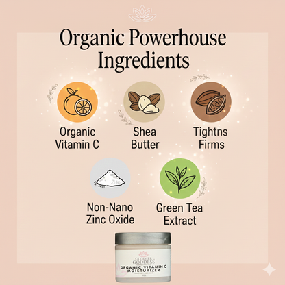 Organic Vitamin C Daily Moisturizer SPF 30 – Brightening Formula - Trending Wellness Store