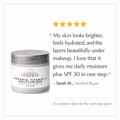 Organic Vitamin C Daily Moisturizer SPF 30 – Brightening Formula - Trending Wellness Store