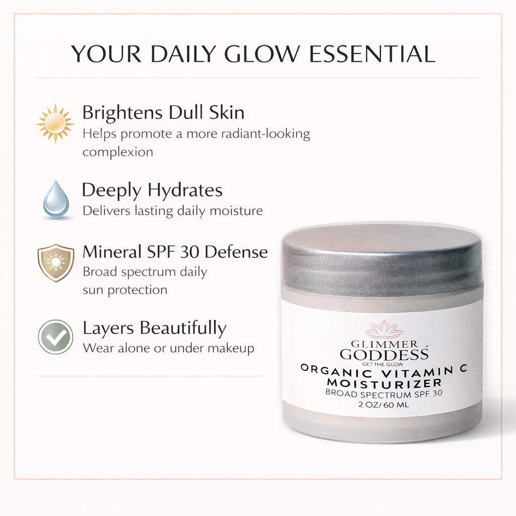 Organic Vitamin C Daily Moisturizer SPF 30 – Brightening Formula - Trending Wellness Store