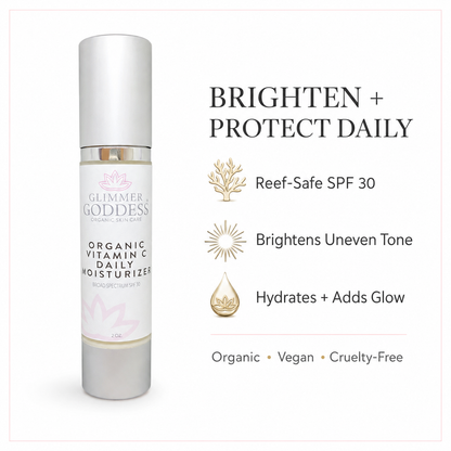 Organic Vitamin C Daily Moisturizer SPF 30 – Brightening Formula - Trending Wellness Store