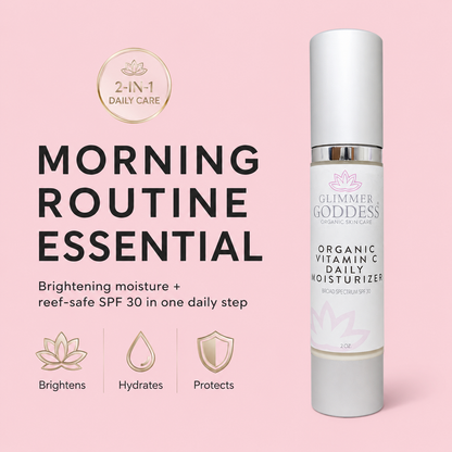 Organic Vitamin C Daily Moisturizer SPF 30 – Brightening Formula - Trending Wellness Store