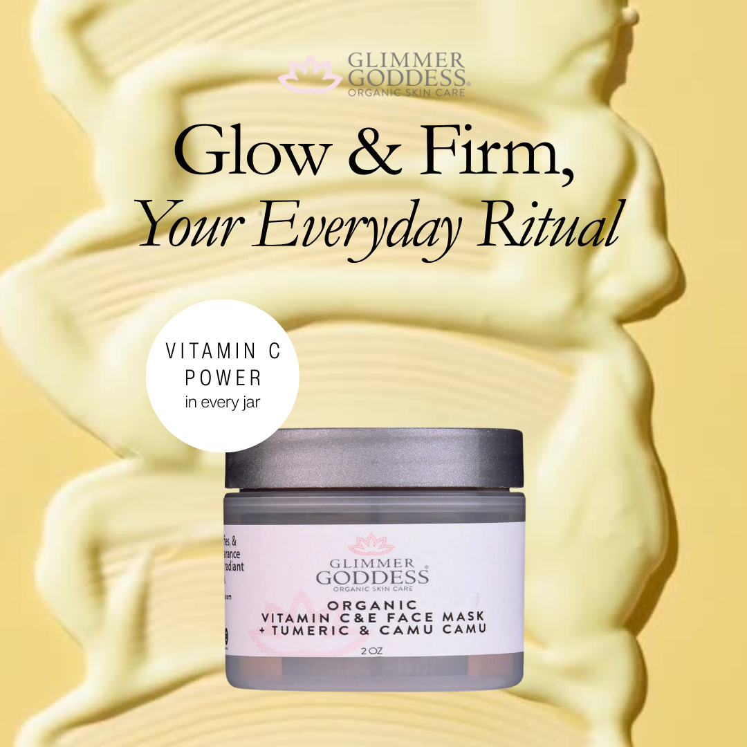 Organic Vitamin C & E Brightening Face Mask - Trending Wellness Store