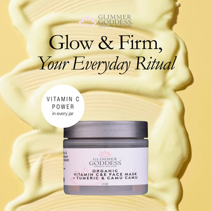 Organic Vitamin C & E Brightening Face Mask - Trending Wellness Store