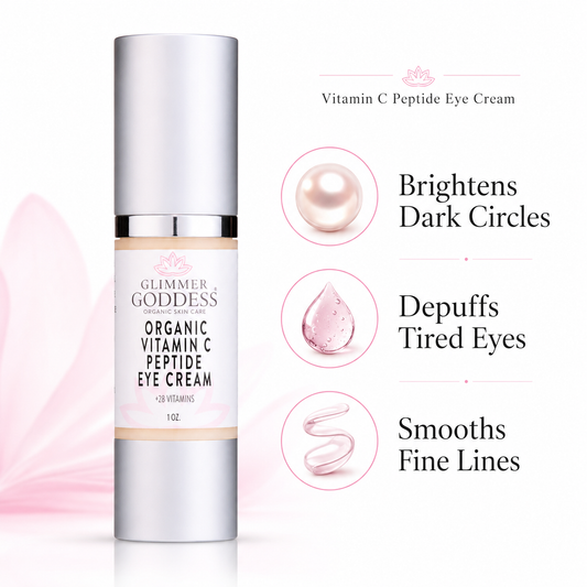 Organic Vitamin C Eye Serum – Peptide Treatment for Dark Circles - Trending Wellness Store