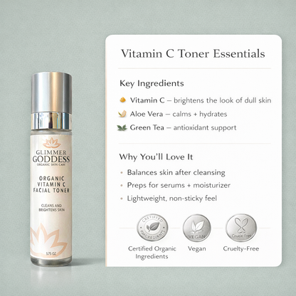 Organic Vitamin C Facial Toner – Natural Brightening Astringent - Trending Wellness Store