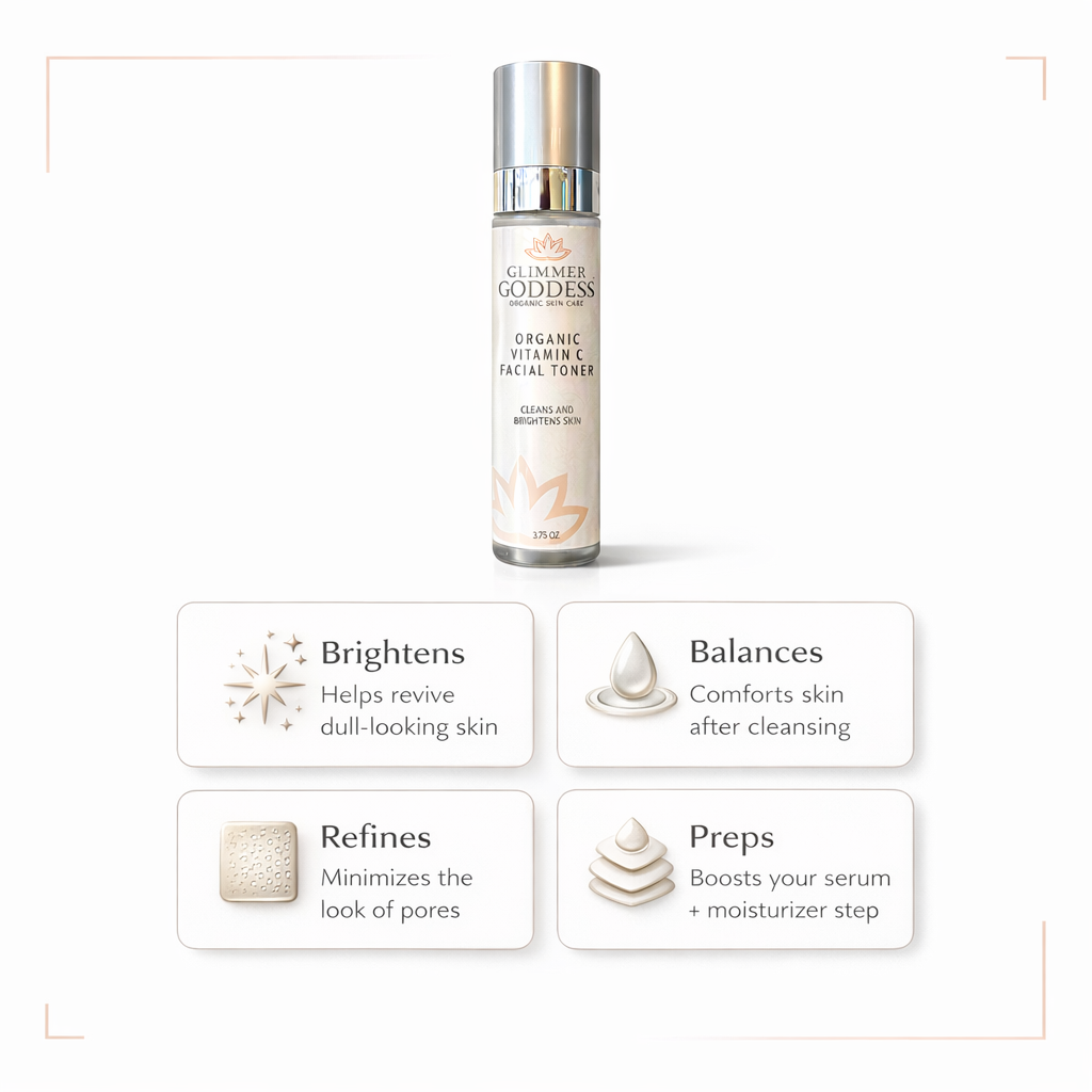 Organic Vitamin C Facial Toner – Natural Brightening Astringent - Trending Wellness Store