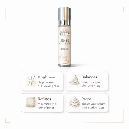 Organic Vitamin C Facial Toner – Natural Brightening Astringent - Trending Wellness Store