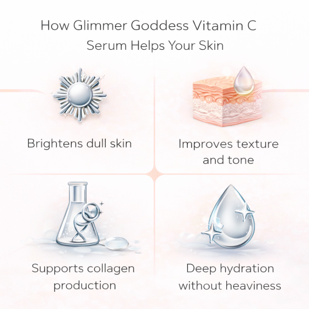 Organic Vitamin C Serum 20% – Brightening Treatment with Hyaluronic & Ferulic Acid - Trending Wellness Store