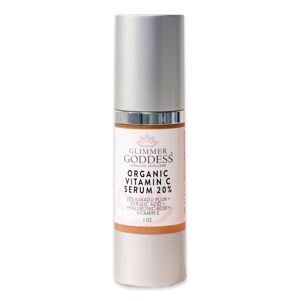 Organic Vitamin C Serum 20% – Brightening Treatment with Hyaluronic & Ferulic Acid - Trending Wellness Store