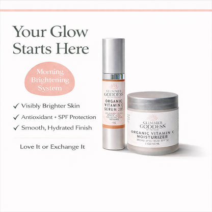 Organic Vitamin C Serum & SPF 30 Moisturizer Duo - Trending Wellness Store