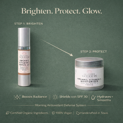 Organic Vitamin C Serum & SPF 30 Moisturizer Duo - Trending Wellness Store