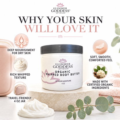 Organic Whipped Body Butter 4 oz – Travel Size - Trending Wellness Store