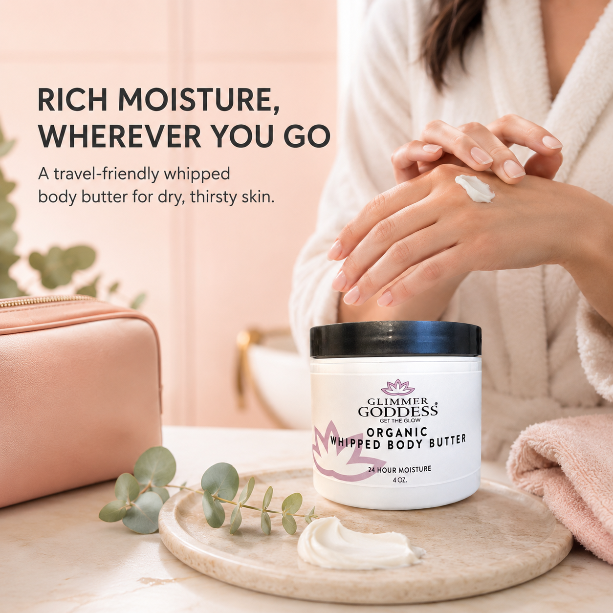 Organic Whipped Body Butter 4 oz – Travel Size - Trending Wellness Store