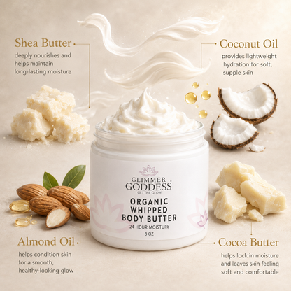 Organic Whipped Body Butter for Extremely Dry Skin - Trending Wellness Store