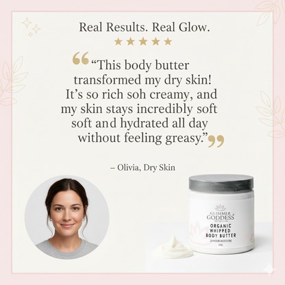 Organic Whipped Body Butter for Extremely Dry Skin - Trending Wellness Store