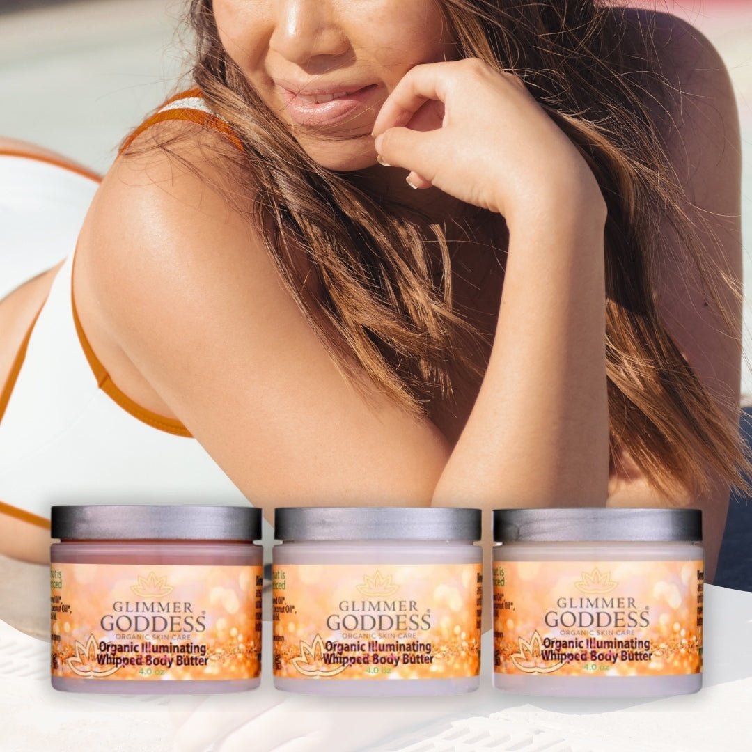 Organic Whipped Bronzing Body Butter – Shimmering Body Moisturizer with Instant Bronze Glow - Trending Wellness Store