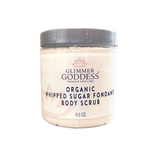 Organic Whipped Sugar Body Scrub 2 oz – Travel Size Crepey Skin Treatment & Exfoliator - Trending Wellness Store