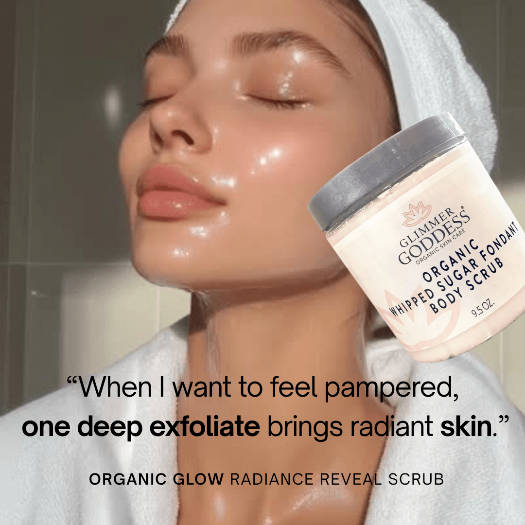 Organic Whipped Sugar Body Scrub 2 oz – Travel Size Crepey Skin Treatment & Exfoliator - Trending Wellness Store
