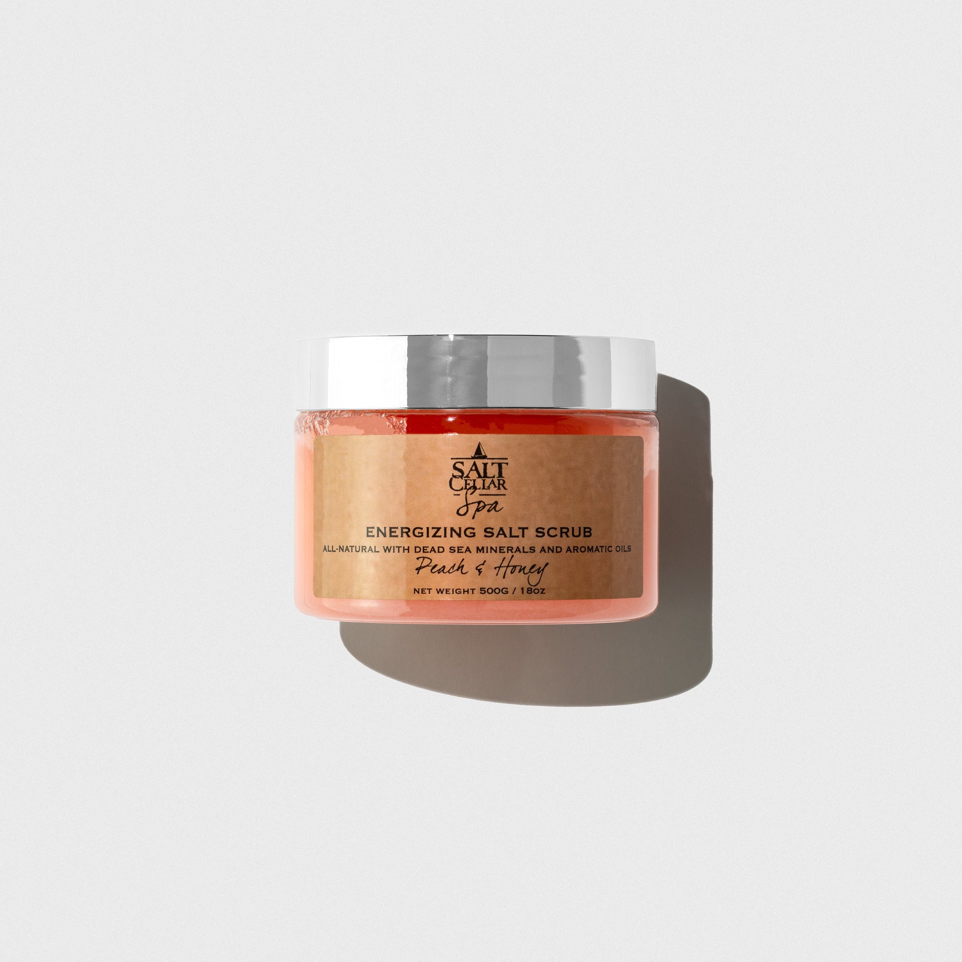 Peach & Honey Dead Sea Salt Body Scrub - Trending Wellness Store