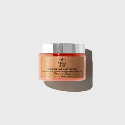 Peach & Honey Dead Sea Salt Body Scrub - Trending Wellness Store