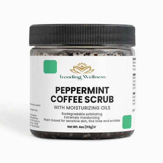 Peppermint Coffee Scrub - Trending Wellness Store