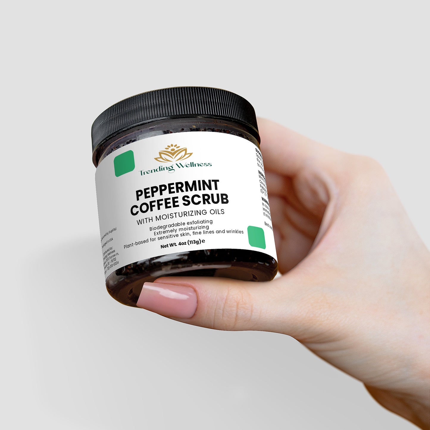 Peppermint Coffee Scrub - Trending Wellness Store