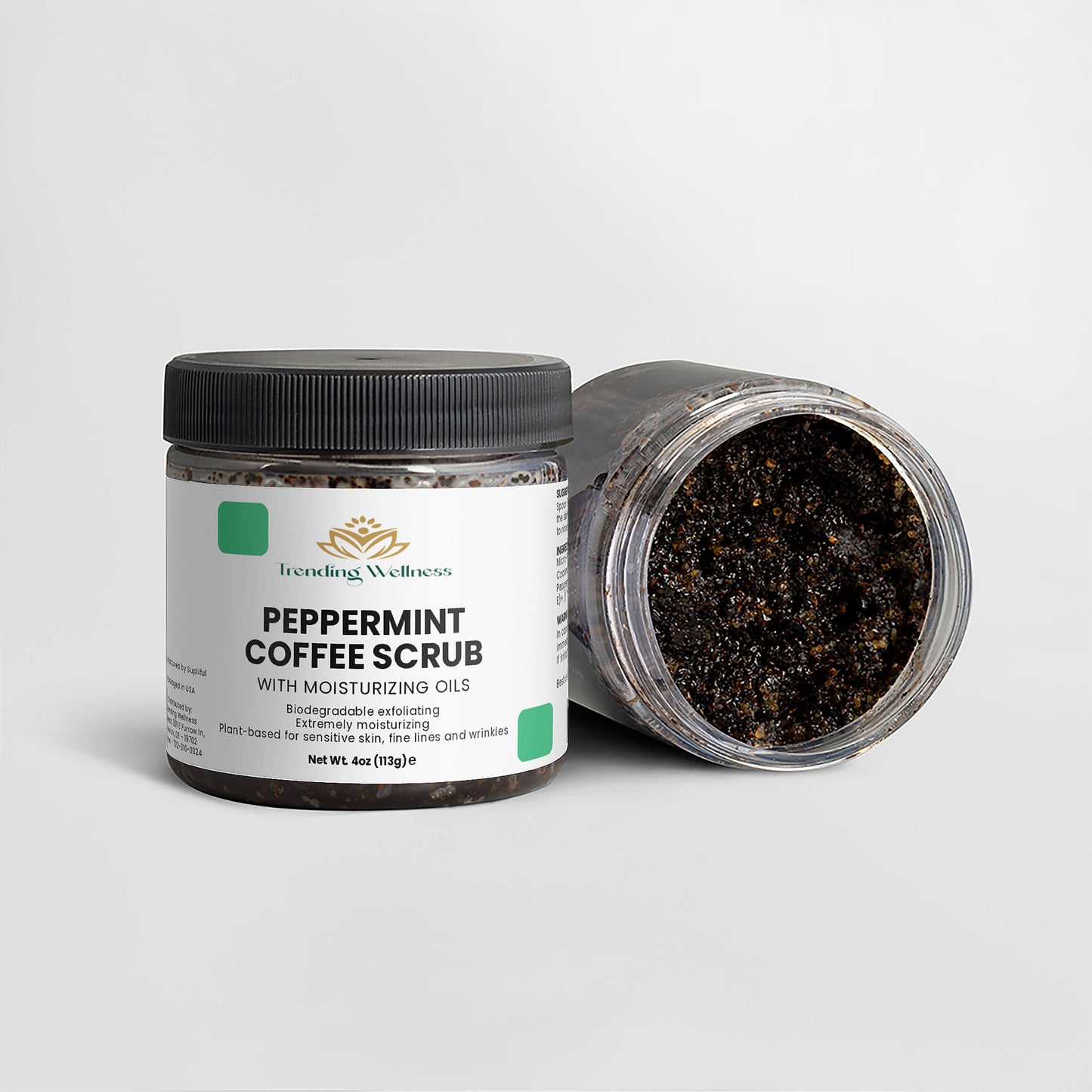 Peppermint Coffee Scrub - Trending Wellness Store