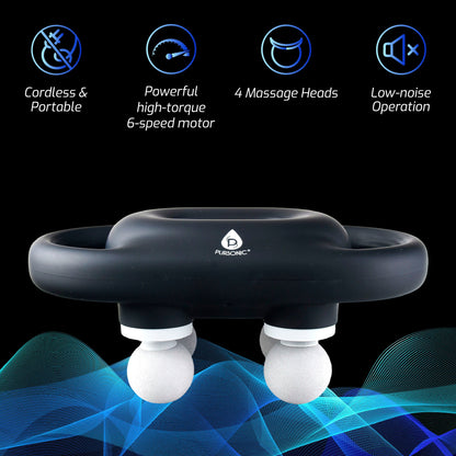 Percussion Powerhouse: 9-Speed Professional & 3-Speed Portable Massage Gun Set - Trending Wellness Store