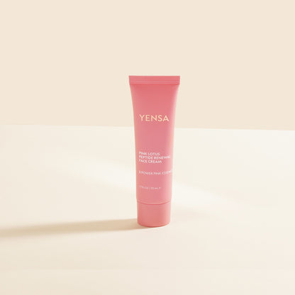 Pink Lotus Peptide Renewal Face Cream - Trending Wellness Store