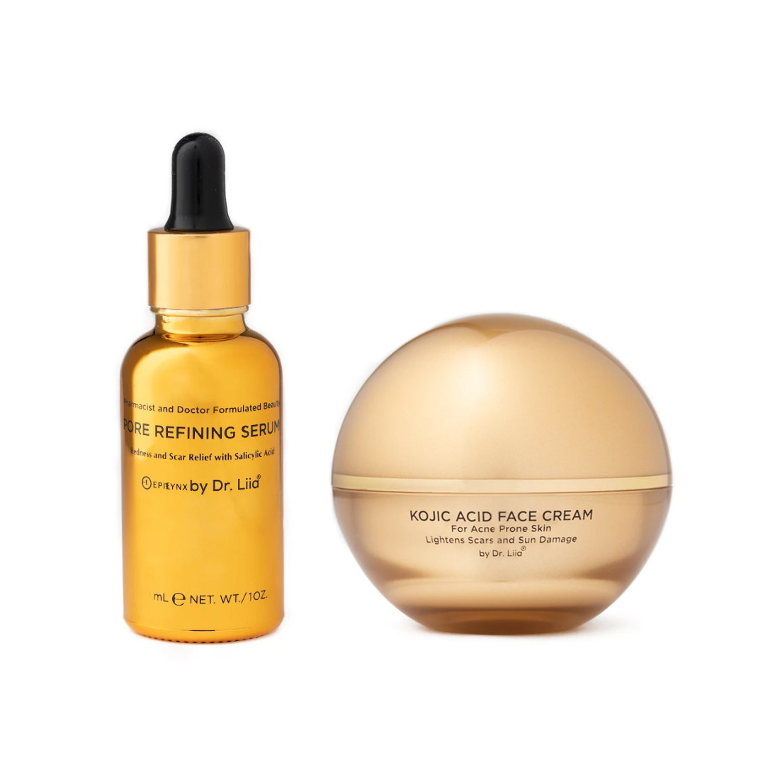 Pore Refining & Brightening Kojic Acid Skincare Set – Vegan, Hypoallergenic Duo - Trending Wellness Store