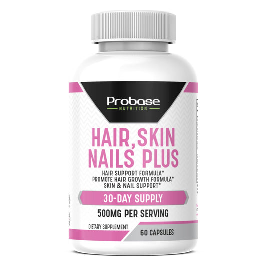 Probase Nutrition Hair, Skin and Nails Plus 60 Capsules 30-Day Supply - Trending Wellness Store