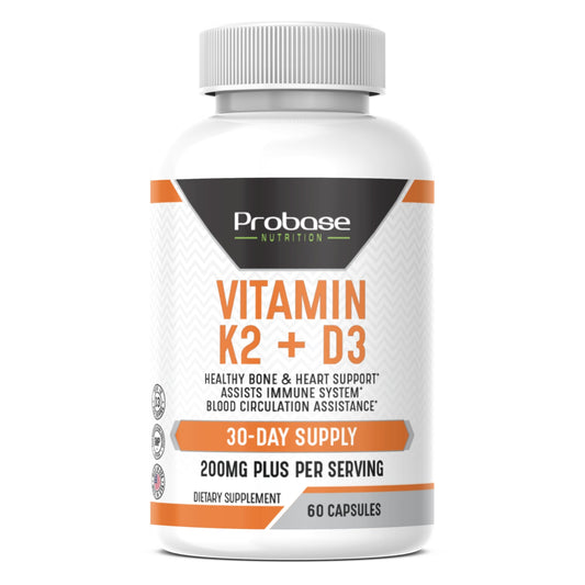 Probase Nutrition Vitamin K2 + D3 60 Capsules 30-Day Supply - Trending Wellness Store