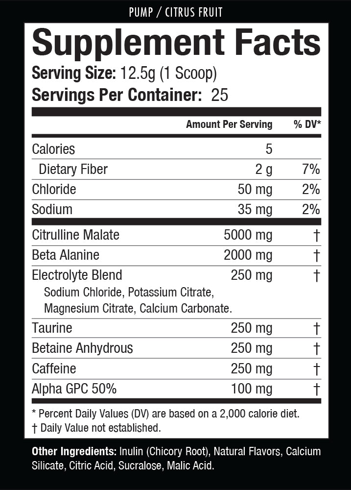 Pump Pre-Workout | 312.5g - Trending Wellness Store
