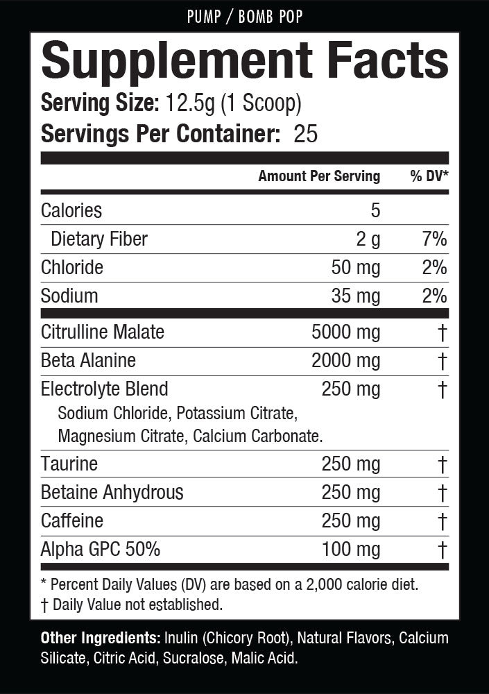 Pump Pre-Workout | 312.5g - Trending Wellness Store