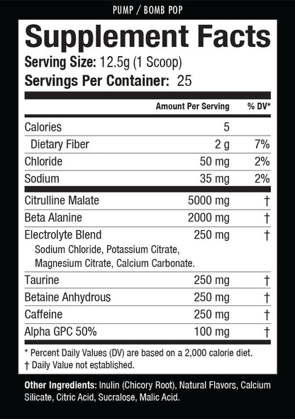 Pump Pre-Workout | 312.5g - Trending Wellness Store