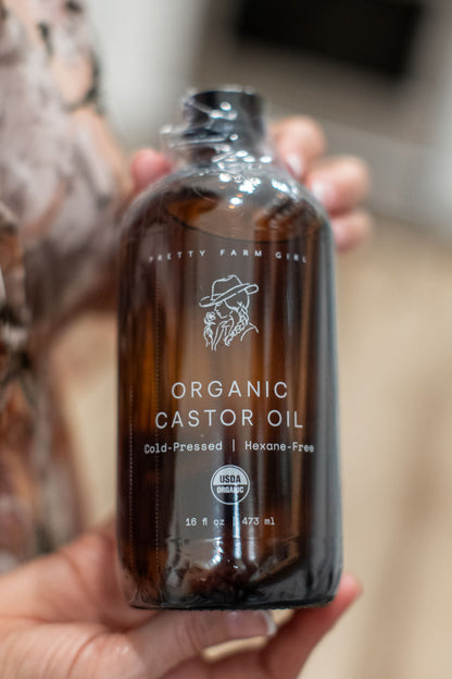 Pure Organic Cold Pressed Hexane-Free Castor Oil - Trending Wellness Store