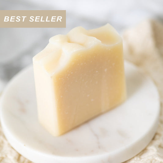 Pure Tallow + Honey Fragrance Free Handmade Tallow and Goat Milk Soap Bar - Trending Wellness Store