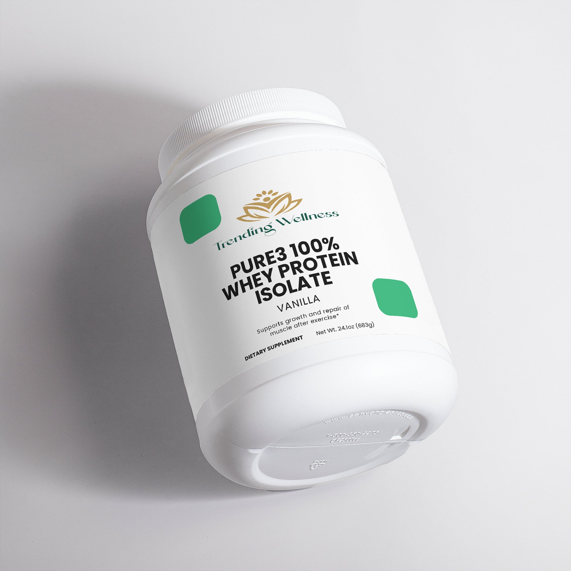 Pure3 100% Whey Protein Isolate (Vanilla) - Trending Wellness Store