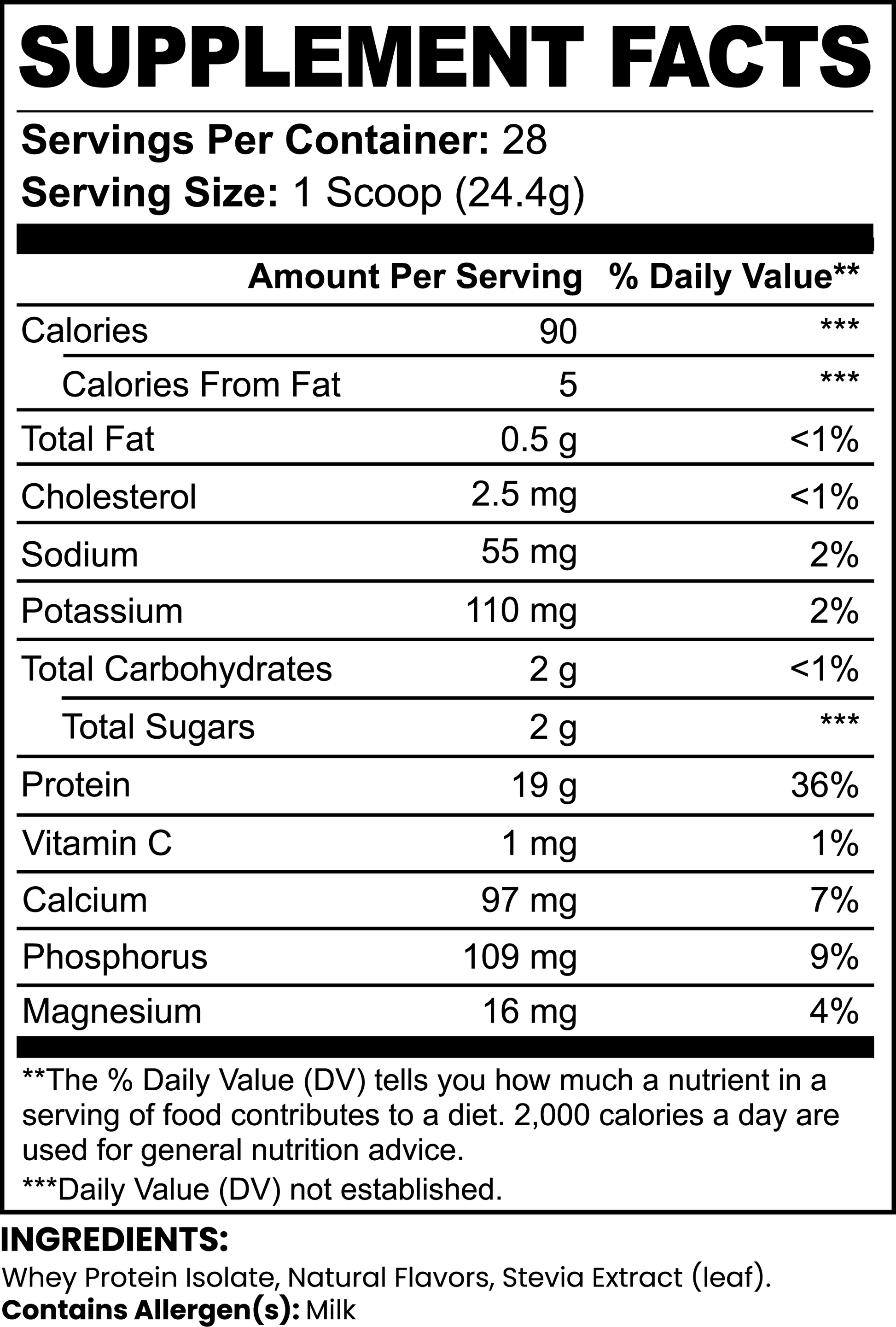 Pure3 100% Whey Protein Isolate (Vanilla) - Trending Wellness Store