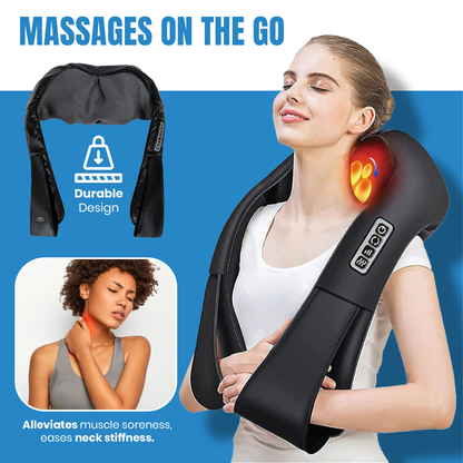 Pursonic 3D Shiatsu Heating Back and Neck Massager - Trending Wellness Store