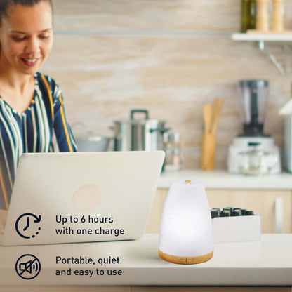 Pursonic Essential Oils Wellness Bundle – Includes Lava Stone Bracelet, 2-in-1 USB Diffuser, and 6-Pack of 100% Pure Aromatherapy Oils - Trending Wellness Store