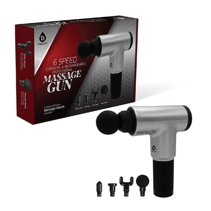 Pursonic Full-Body Massage Mat & 6-Speed Cordless Deep Tissue Massage Gun - Trending Wellness Store