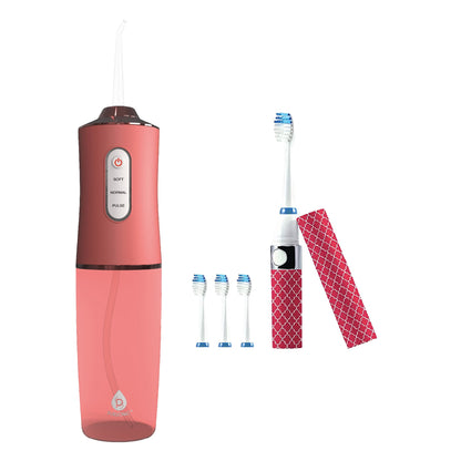 Pursonic Water Flosser & Portable Sonic Toothbrush Oral Care Bundle – Complete On-the-Go Dental Hygiene Kit - Trending Wellness Store