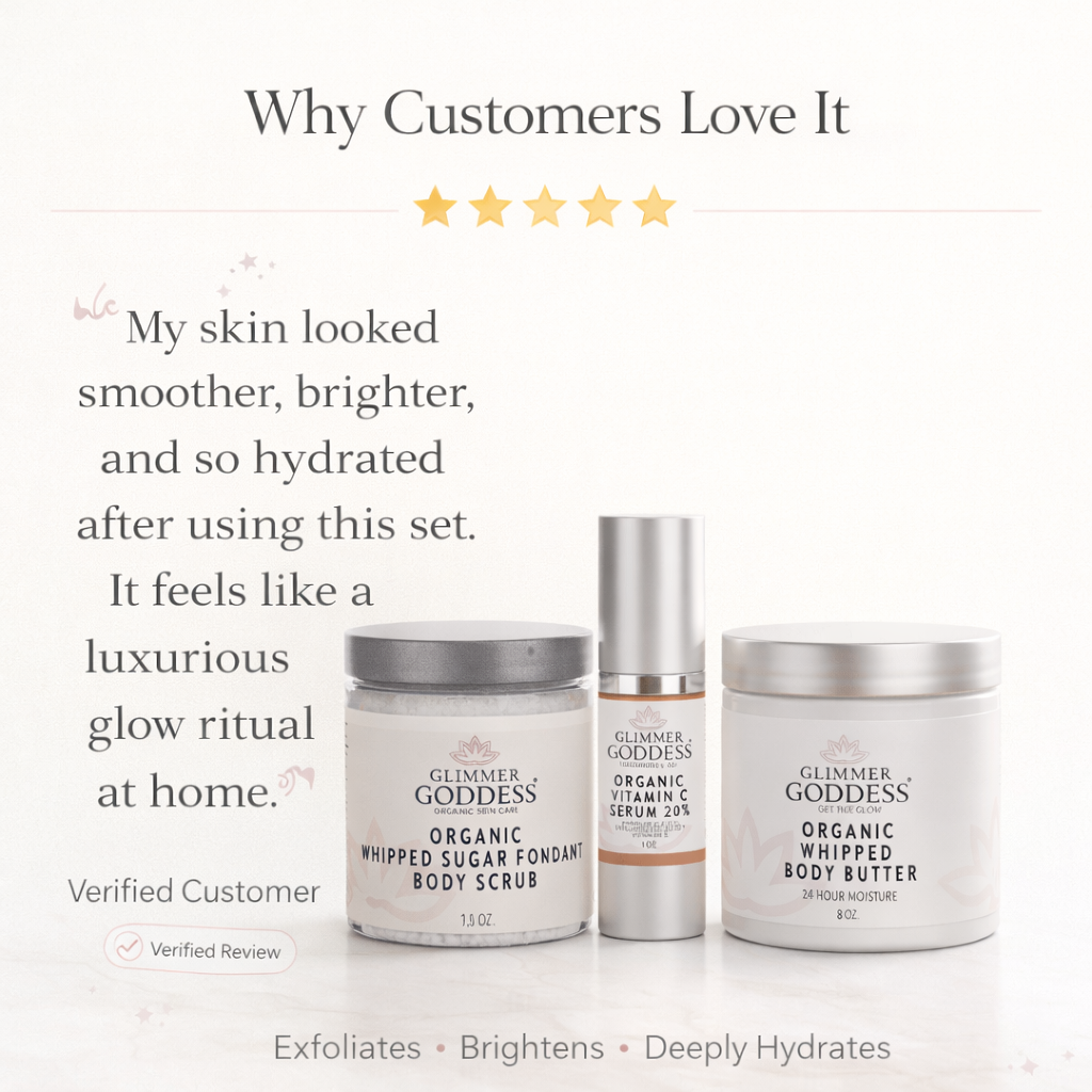 Radiance Glow Organic Skincare Gift Set – Exfoliate, Brighten & Hydrate Naturally - Trending Wellness Store