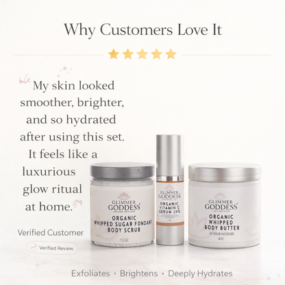 Radiance Glow Organic Skincare Gift Set – Exfoliate, Brighten & Hydrate Naturally - Trending Wellness Store
