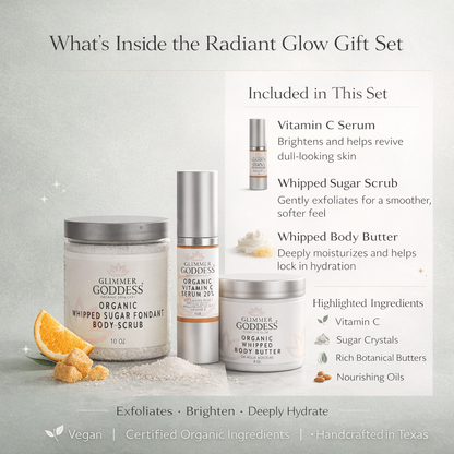 Radiance Glow Organic Skincare Gift Set – Exfoliate, Brighten & Hydrate Naturally - Trending Wellness Store