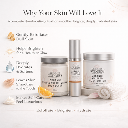 Radiance Glow Organic Skincare Gift Set – Exfoliate, Brighten & Hydrate Naturally - Trending Wellness Store